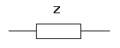 Símbolo de la impedancia