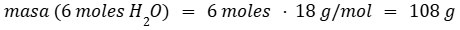 Ejercicio de reacciones químicas